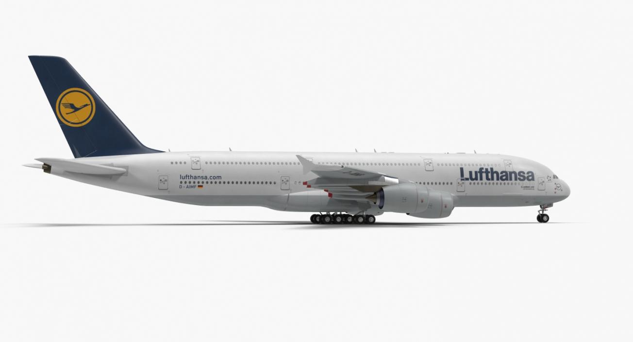 Airbus A380-1000 Air France 3D